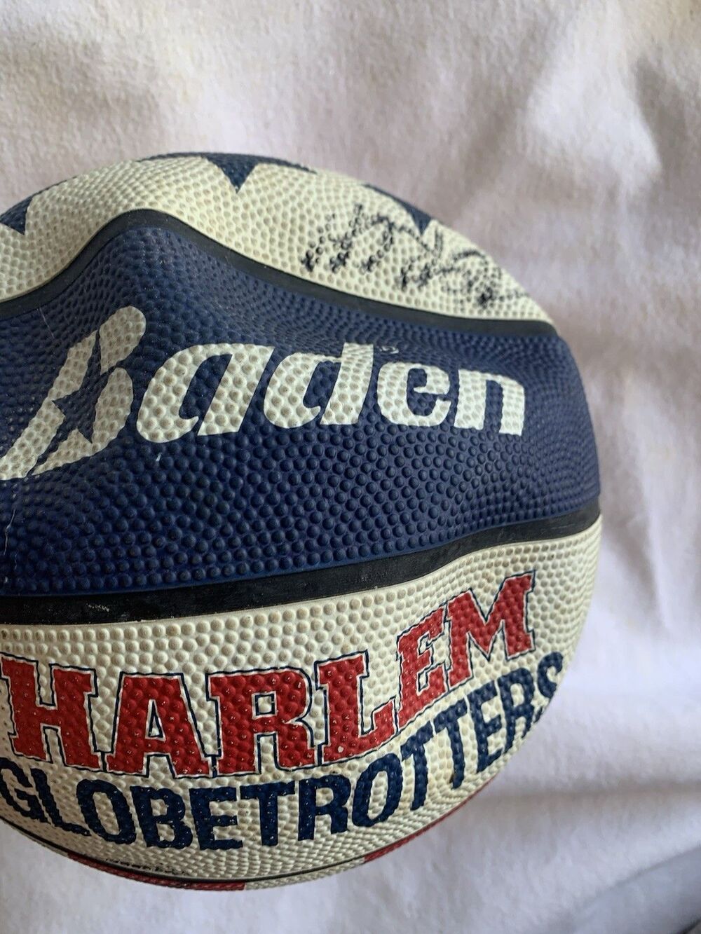 Signed Autographed Baden NBA Basketball Harlem Globetrotters Vtg Ball - Picture 10 of 10